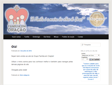 Tablet Screenshot of familiaemoracao.com.br